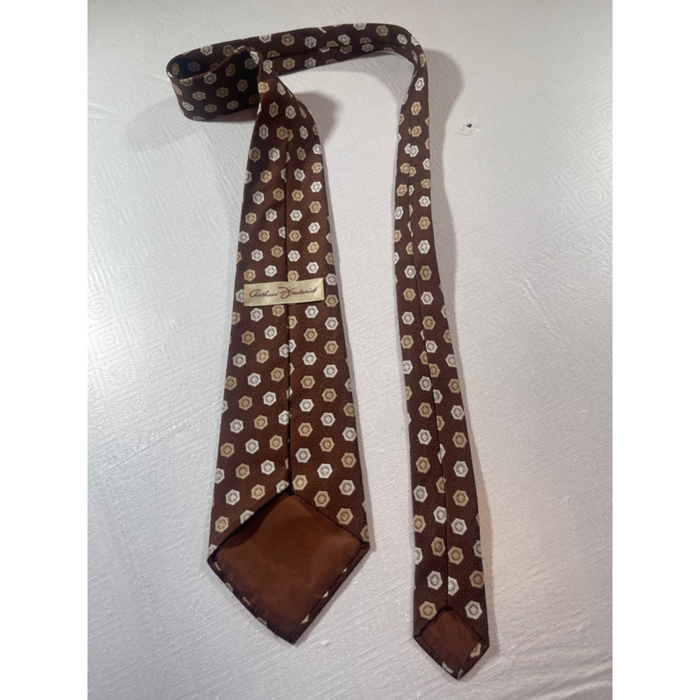 Men's Arthur Frederick Tie One Size Brown Beige